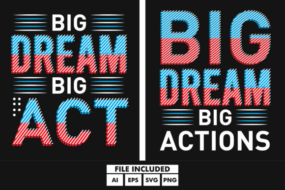 Big Dream Typography Quotes SVG Bundle Review