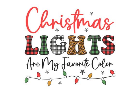Review: Christmas Lights SVG Sublimation T-shirt Design