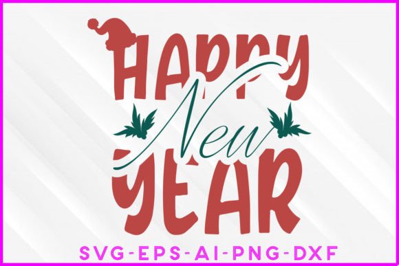 Review: Happy New Year Christmas SVG Tee Design