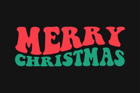 Review: Merry Christmas Retro Wavy SVG T-shirt Design