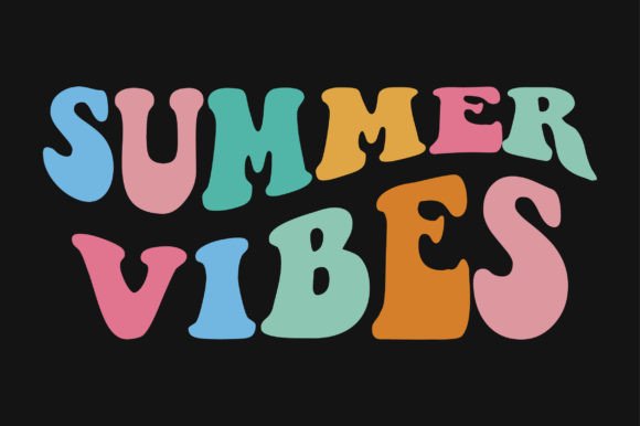 Review: Summer Vibes Retro Wavy SVG T-shirt Design