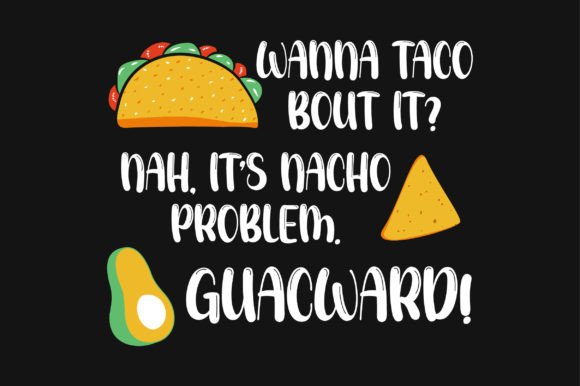 Review: Tacos Nachos Avocado Funny SVG for Embroidery