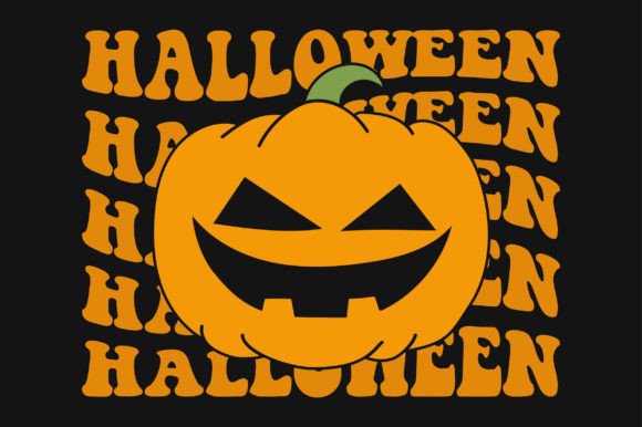 Reviewing the Halloween Pumpkin Retro Wavy SVG for Embroidery