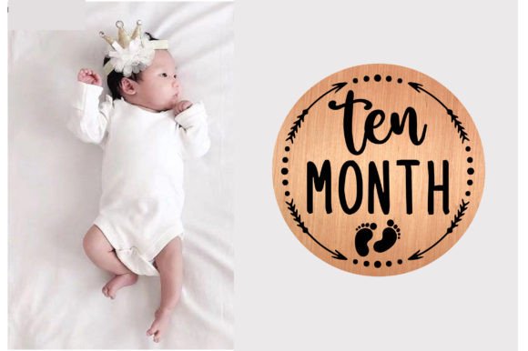 Ten Month Baby Milestone SVG: A Designer's Review